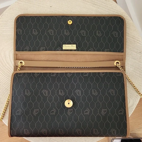 Dior Black and Tan Shoulder Bag - Picture 3 of 10